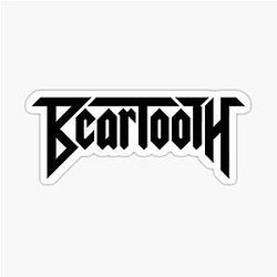 Beartooth Black Logo Sticker