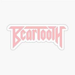 Beartooth Pink Logo Sticker