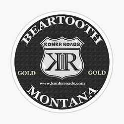 Beartooth Pass Highway Tour Montana Wyoming Helmet Decal Sticker
