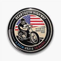 Beartooth Highway - American Roads Motorcycle Pin