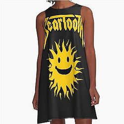 Beartooth Logo A-Line Dress