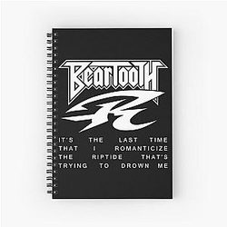 Beartooth Merch Spiral Notebook