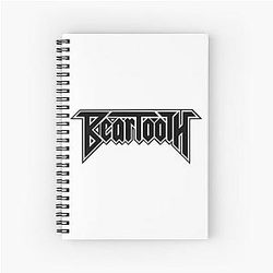 Beartooth Merch Spiral Notebook