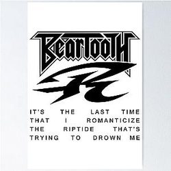 Beartooth Merch Riptide Poster