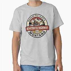 Beartooth Highway Montana Motorcycle Classic T-Shirt is initially clean but we can improve it. Montana and Motorcycle are next to each other, and for a cleaner title, we can remove one. Here's the clean title:

 Beartooth Highway Montana Classic T-Shirt