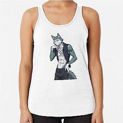 Legoshi Beastars Anime Wolf Tank Top