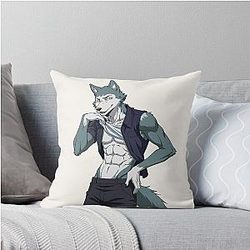 Legoshi Beastars Design Anime Wolf Character Throw Pillow