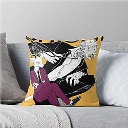 Louis and Ibuki from Beastars Throw Pillow