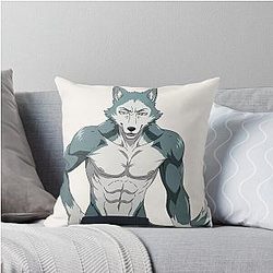 Beastars Legoshi Wolf Cool Manga Design Throw Pillow