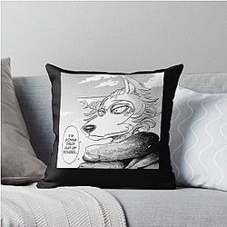 Beastars anime Legosi Poster Throw Pillow
