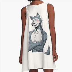 Beastars Wolf Character Anime Manga Art A-Line Dress