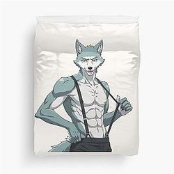 Beastars Legoshi Wolf Anime Manga Style Duvet Cover