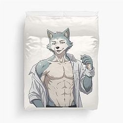 Legoshi Beastars Wolf Manga & Netflix Anime Art Duvet Cover
