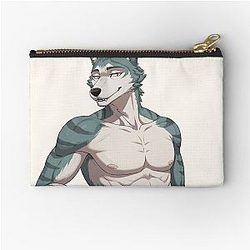 Legoshi Wolf Beastars Anime Design Kawaii Manga Style Zipper Pouch
