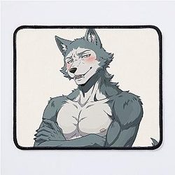 Beastars Wolf Character Anime Art Mouse Pad