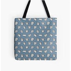 Beastars Legosi Face Pattern Over Print Tote Bag