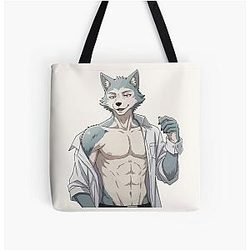 Legoshi Beastars Wolf Manga & Netflix Anime Art Bag