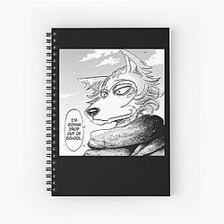 Beastars anime Legosi Spiral Notebook