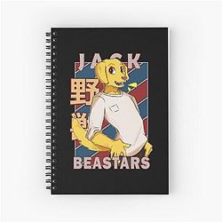 Jack Beastars Anime Manga Design Spiral Notebook