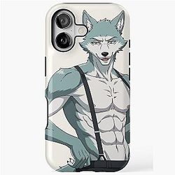 Cute Beastars Legoshi Wolf Anime Style iPhone Tough Case