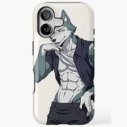 Legoshi Beastars Anime iPhone Wolf Character Tough Case