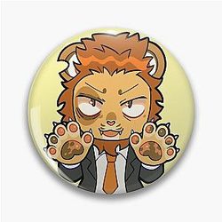 BEASTARS Shishigumi Lion Jinma Sticker Pin