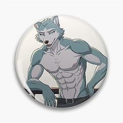 Legoshi from Beastars – Wolf Anime Art Pin