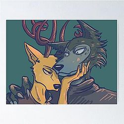 Louis Legosi Beastars Poster