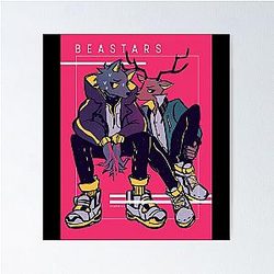 Beastars pink poster