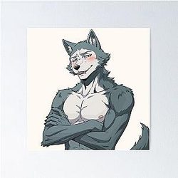Beastars Wolf Character Anime Manga Art Poster