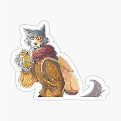 Beastars Legoshi Half Body Sticker