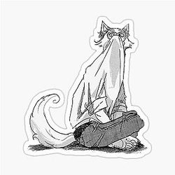 Beastars Legoshi Sticker
