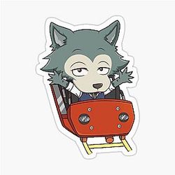 Beastars Legoshi Chibi (Fairground Ride Series) Sticker 4