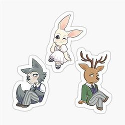 Beastars Chibi Stickers