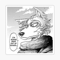 Beastars anime Legosi Sticker