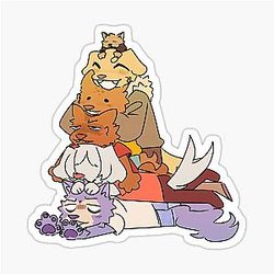 BEASTARS Room701 Legosi Collot Durham Miguno Jack Voss Hug Sticker