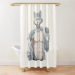 Legoshi Beastars Wolf Manga Netflix Anime Art Shower Curtain