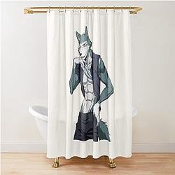 Legoshi Beastars Anime Wolf Character Shower Curtain