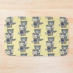 Beastars Legoshi and Jack Chibi Bath Mat