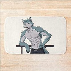 Beastars, Legoshi, Wolf Anime Art Bath Mat