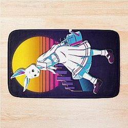 Haru Beastars 80s retro Bath Mat