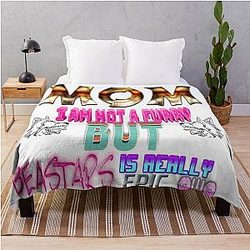 Mom I'm not but Beastars is really epic throw blanket