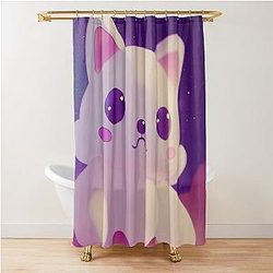 Bee and Puppycat 3D Shower Curtain
