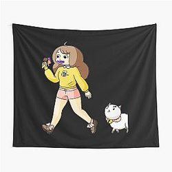 Bee and Puppycat Tapestry