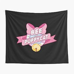 Bee and Puppycat Logo Tapestry