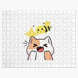 Bee And Cat Sticky Jigsaw Puzzle