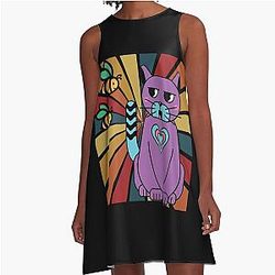 Bee and Puppycat A-Line Dress