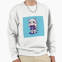 Cute Chibi Bee And Puppy Cat artwork Pullover Sweatshirt