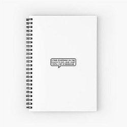 BEE AND PUPPYCAT Birthday Things Spiral Notebook