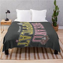 Bee and Puppycat Varsity Letterman Throw Blanket